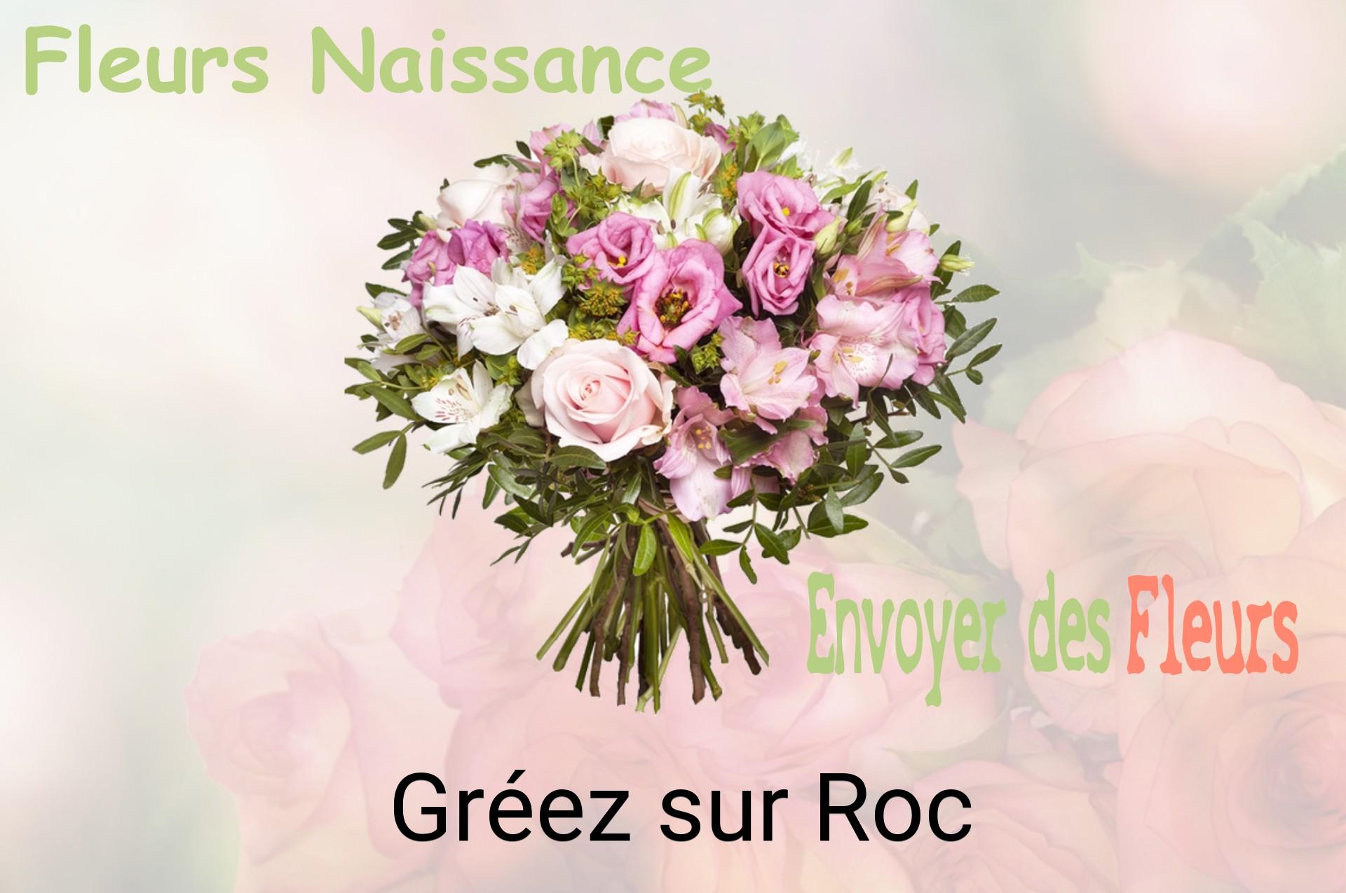 Bouquet de fleurs de naissance livré à Gréez-sur-Roc